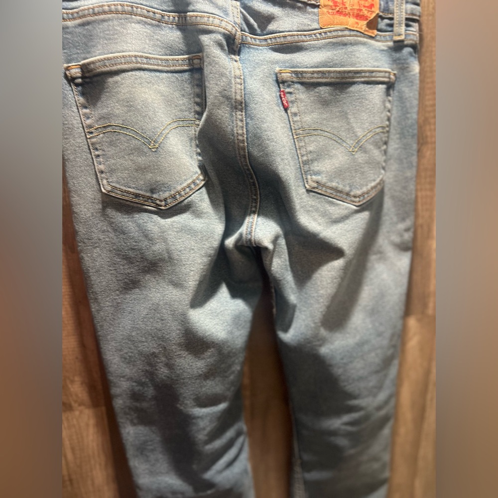 Levi’s Men's Blue Jeans Washed Look 34 32 Long - Picture 7 of 8